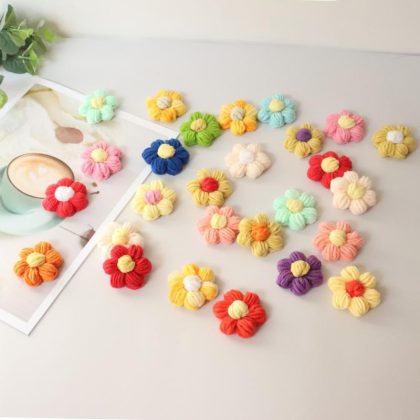 Flowers Mini Crochet Decorate Handbag Accessories
