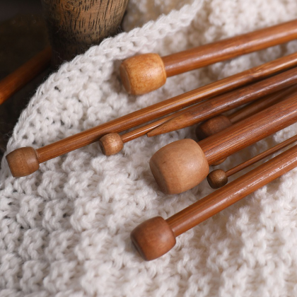 Bamboo Knitting Needle 2-10mm Size Wool Crochet Tools Set